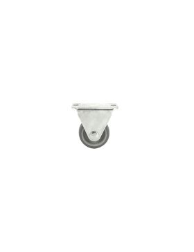 Castor FIXED RUBBER ECO DIAMETER 25 MM LOAD 10 KG - S17C 25