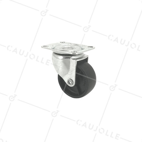 Castor SWIVEL IN ECO POLYPROPYLENE DIAMETER 50MM LOAD 28KG -S11PP 50 • Caujolle