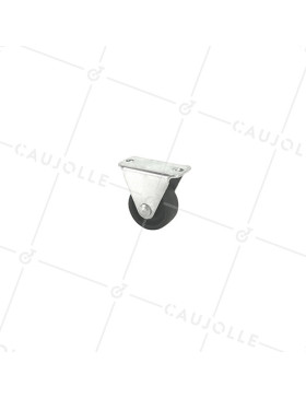 Castor FIXED IN ECO POLYPROPYLENE DIAMETER 25MM LOAD 10KG - S17PP 25 • Caujolle