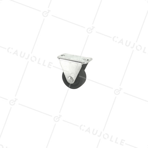 Castor FIXED IN ECO POLYPROPYLENE DIAMETER 25MM LOAD 10KG - S17PP 25 • Caujolle