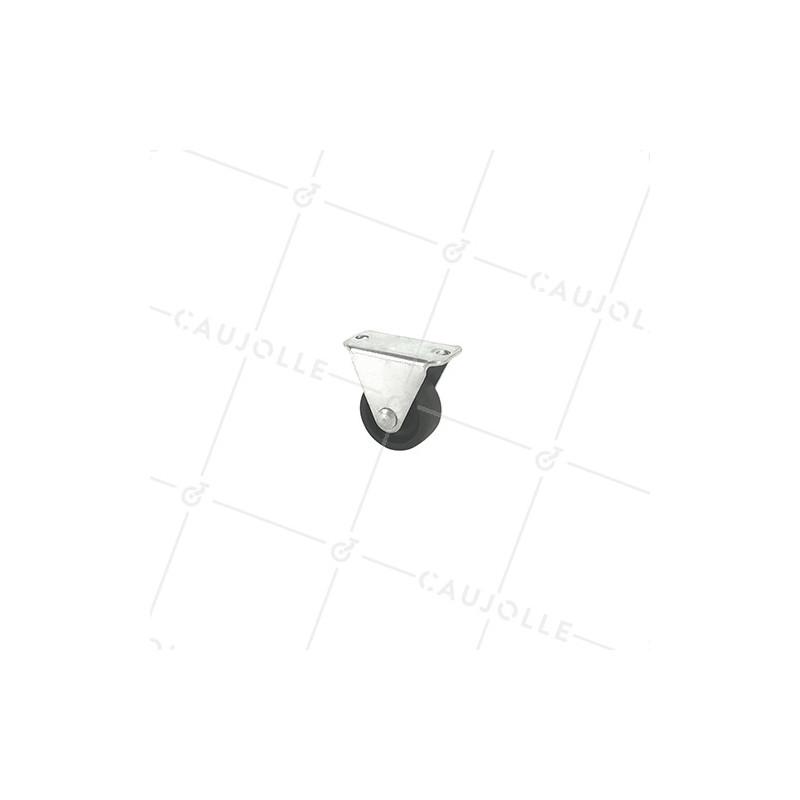 ROULETTE FIXE EN POLYPROPYLENE ECO DIAMETRE 25MM CHARGE 10KG - S17PP 25