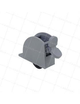 ROULETTE À FREIN NEMO MONODIRECTIONNELLE DE LIT COTÉ DROIT DIAMÈTRE 40 MM CHARGE 50 KG - NEMO DROIT DX AF • Caujolle