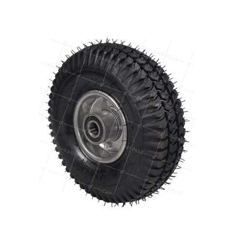 Wheel DE Hand truck INFLATED PREMIUM REINFORCED WHEEL DIAMETER 260 MM LOAD 250 KG AXLE 25 MM - S2700B 260A25 • Caujolle