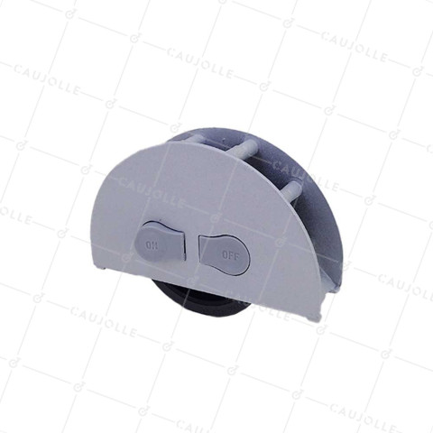 Castor RECESS MOUNT FOR WOOD SLIDING DOOR 25 MM WIDE LOAD 80 KG - NAPO 25 • Caujolle