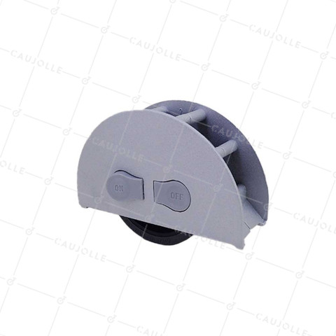 Castor RECESSED FOR WOODEN SLIDING DOOR 30 MM WIDE LOAD 80 KG - NAPO 30 • Caujolle