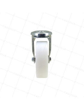 ROULETTE A OEIL EN POLYPROPYLENE DIAMETRE 100 MM CHARGE 100 KILOS - S06N 100L