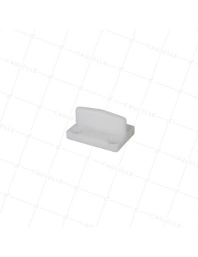 GUIDE POUR PORTE COULISSANTE INFERIEUR EN NYLON AVEC 4 TROUS DE FIXATION • Caujolle