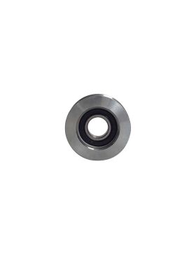 ROUE DE PORTAIL COULISSANT À GORGE RONDE DIAMÈTRE 50 MM POUR RAIL ROND DE 16 MM CHARGE 250 KG AXE 10 MM - GAGR 50LGR16
