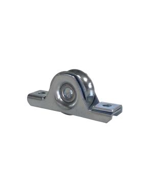 ROUE DE PORTAIL À ENCASTRER À GORGE RONDE DIAMÈTRE 50 MM POUR RAIL ROND DE 15 MM CHARGE 100 KG - MTSPE GR50 GR 16