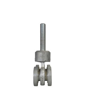 SWIVEL TROLLEY WITH 4 ROLLERS FOR SUSPENDED SLIDING DOOR OF 750KG - LARGE 4 ROLLER SWIVEL TROLLEY