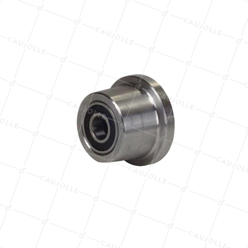 Wheel OF STEEL WAGON WHEEL DIAMETER 55 MM FOR 25 MM RAILS LOAD 160 KG AXLE 16 MM