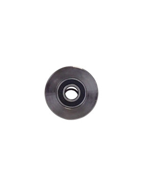 ROUE DE WAGONNET EN ACIER DIAMÈTRE 55 MM POUR RAILS DE 25 MM CHARGE 160 KG AXE 16 MM
