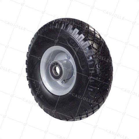PUNCTURE-PROOF HEAVY-DUTY ALL-TERRAIN SACK TRUCK WHEEL FOR FURNITURE REMOVERS DIAMETER 260 MM BORE 20 MM - S4000T R20 • Caujolle
