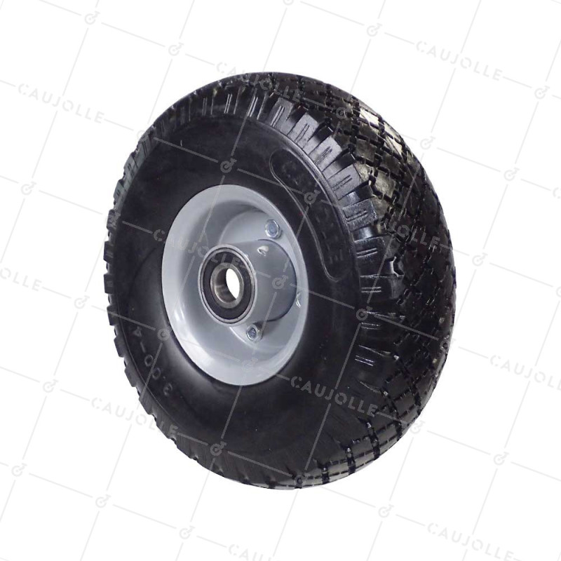 PUNCTURE-PROOF HEAVY-DUTY ALL-TERRAIN SACK TRUCK WHEEL FOR FURNITURE REMOVERS DIAMETER 260 MM BORE 20 MM - S4000T R20