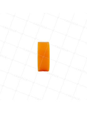 GALET EN POLYURETHANE DIAMÈTRE 40 MM CHARGE 30 KG ROULEMENT A BILLES DE 10 MM - GALET 40/15 LM 8 RB10 PU ORANGE