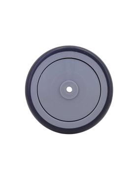 Wheel SILENT RUBBER Bearing BALL BEARING DIAMETER 100 MM LOAD 100 KG SHAFT 8 MM - Wheel GRAY CHU 125/32 LM 40 RB 8