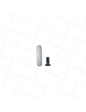 GALET PORTE DE DOUCHE EN INOX DIAMETRE 23 MM CHARGE 10 KG