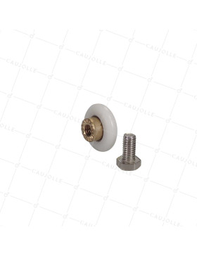 GALET PORTE DE DOUCHE EPAULE FILETE DIAM 23/5.5 LM10 RB5