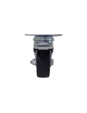 Castor WITH SOFT RUBBER BRAKE, WEAR-RESISTANT AND NON-STAINING, DIAMETER 50MM, LOAD 40 KG - S15.P 50BL CLEARANCE SALE