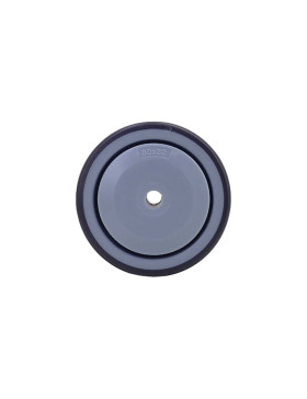 GALET EN CAOUTCHOUC SOUPLE ANTI-USURE ET NON TACHANT DIAMÈTRE 80MM À FIXATION DE 8 MM - GAL S15 80 RB