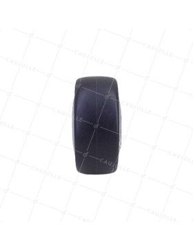 GALET EN CAOUTCHOUC SOUPLE ANTI-USURE ET NON TACHANT DIAMÈTRE 80MM À FIXATION DE 8 MM - GAL S15 80 RB