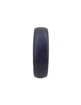 GALET EN CAOUTCHOUC SOUPLE ANTI-USURE ET NON TACHANT DIAMÈTRE 125MM À FIXATION DE 8 MM - GAL S15 125 RB