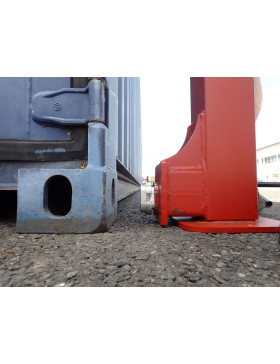 BEQUILLE DE LEVAGE DE CONTENEUR CHARGE 4500 KG UNITAIRE POUR COIN ISO 1161