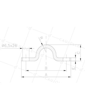 RAIL EN INOX 304 A VISSER POUR ROUE A GORGE RONDE DE 16 MM - GR 16