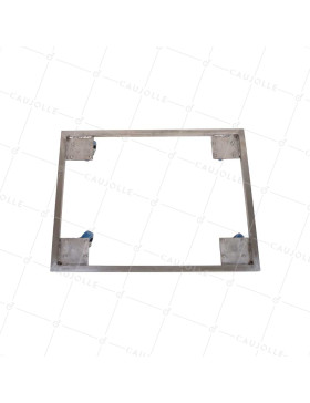Chariot de transport pour caisses d'élevage Inox 304 Spécial Volailles et Petits Animaux