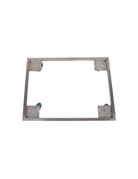 Chariot de transport pour caisses d'élevage Inox 304 Spécial Volailles et Petits Animaux