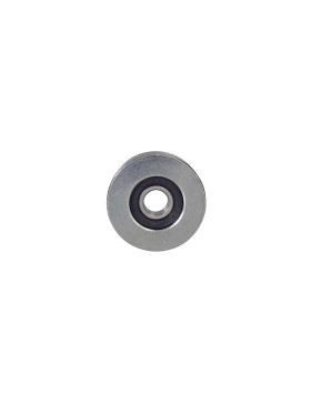 GALET DE DIAMETRE 40MM A GORGE RONDE DE 8 MM AVEC ROULEMENT ALESAGE 10 MM- GAGR 40/10 LM8 RB10 SANS BOULON