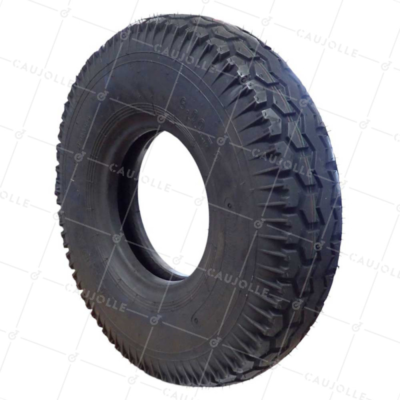 PNEU RENFORCÉ 2 PLIS DIAMÈTRE 535MM (6.00-9) ROUE ROUE DE MOBIL-HOME