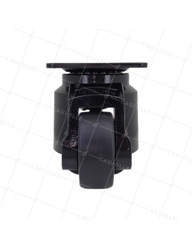 ROULETTE TRANSFORMABLE EN PIED FIXE POUR UTILISATION REGULIERE DIAMÈTRE 75 MM CHARGE 750 KG - STABILISATOR 75 A CLIQUET