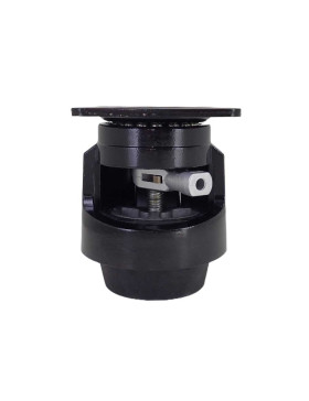 TRANSFORMABLE CASTOR INTO FIXED FOOT FOR REGULAR USE DIAMETER 75 MM LOAD 750 KG - STABILIZER 75 WITH RATCHET