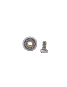 GALET PORTE DE DOUCHE EPAULE FILETE DIAM 20/5.5 LM11 M6 + BOULON