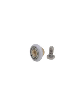 GALET PORTE DE DOUCHE EPAULE FILETE DIAM 20/5.5 LM11 M6 + BOULON