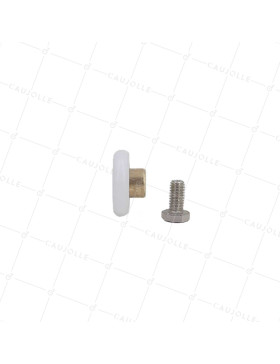 Wheel SHOWER DOOR PULLEY AND THREAD DIAMETER 25x5.5 HUB LENGTH 11 + BOLT M6