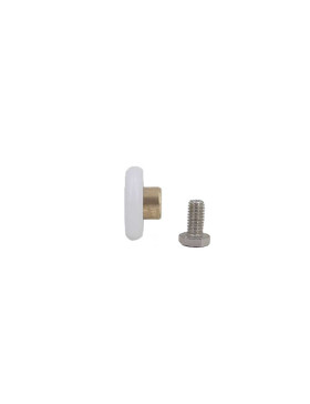 Wheel SHOWER DOOR PULLEY AND THREAD DIAMETER 25x5.5 HUB LENGTH 11 + BOLT M6