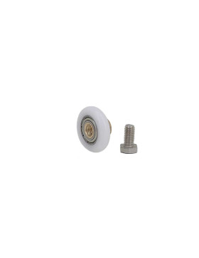 Wheel SHOWER DOOR PULLEY AND THREAD DIAMETER 25x5.5 HUB LENGTH 11 + BOLT M6