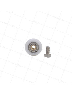 Wheel SHOWER DOOR PULLEY AND THREAD DIAMETER 25x5.5 HUB LENGTH 11 + BOLT M6