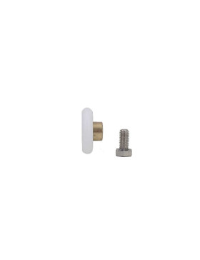 GALET PORTE DE DOUCHE EPAULE FILETE DIAM 27/5.5 LM10 M6 + BOULON
