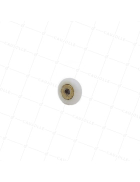 Wheel SHOWER DOOR PULLEY AND THREAD DIAMETER 19X6 HUB LENGTH 9MM WITHOUT BOLT • Caujolle
