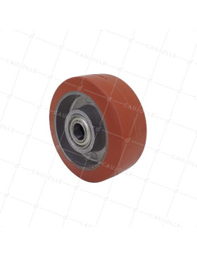 RUBBER BALL BEARING HIGH TEMPERATURE 280°C DIAMETER 100/40 WITH 15 MM BALL BEARINGS • Caujolle