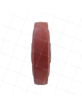 RUBBER ROLLER HIGH TEMPERATURE 280°C DIAMETER 200/50 WITH 20MM BALL BEARINGS
