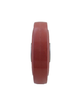 RUBBER ROLLER HIGH TEMPERATURE 280°C DIAMETER 200/50 WITH 20MM BALL BEARINGS