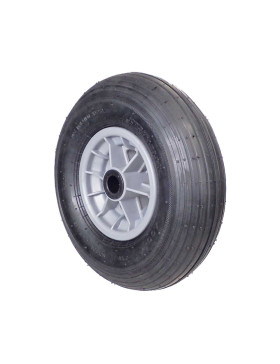 ROUE DE BROUETTE GONFLABLE DIAMÈTRE 325 MM CHARGE 125 KG POUR AXE DE 25 MM - S1006P 6 POUCES L25/74