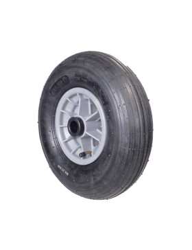 ROUE DE BROUETTE GONFLÉ DIAMÈTRE 325 MM CHARGE 125 KG POUR AXE DE 25 MM - S1006P 6 POUCES L25/100