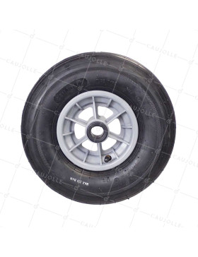 ROUE DE BROUETTE GONFLÉ DIAMÈTRE 325 MM CHARGE 125 KG POUR AXE DE 25 MM - S1006P 6 POUCES L25/100