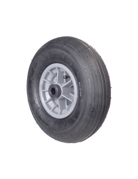ROUE DE BROUETTE GONFLÉ DIAMÈTRE 325 MM CHARGE 125 KG POUR AXE DE 20 MM - S1006P 6 POUCES R20/100