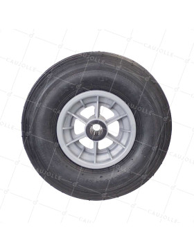 ROUE DE BROUETTE GONFLÉ DIAMÈTRE 325 MM CHARGE 125 KG POUR AXE DE 25 MM - S1006P 6 POUCES R25/74
